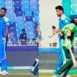 IND vs PAK 2025: Champions Trophy 2025 between India and Pakistan, clash between Mohammad Rizwan and Harshit Rana, Pakistan's slow batting continues