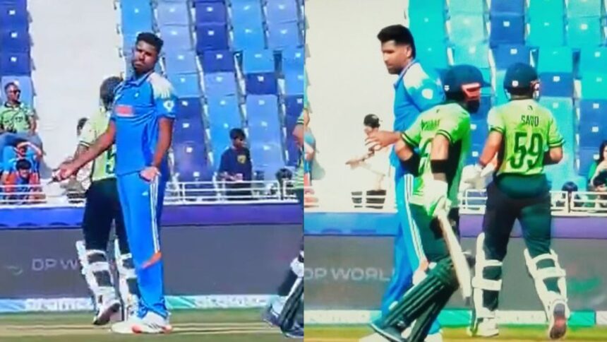 IND vs PAK 2025: Champions Trophy 2025 between India and Pakistan, clash between Mohammad Rizwan and Harshit Rana, Pakistan's slow batting continues